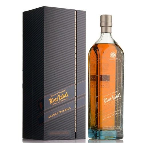 Johnnie Walker Blue Label Alfred Dunhill Blended Whisky 1L - Next Day Delivery